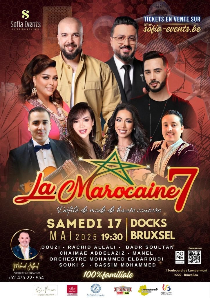 حفل ضخم مشبع بتمغريبيت ببلجيكا من توقيع المغربي ميلود جلول