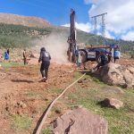 حفر بئر بضواحي جماعة وقيادة ستي فاضمة اقليم الحوز من طرف محسنة متطوعة من اجل الخير