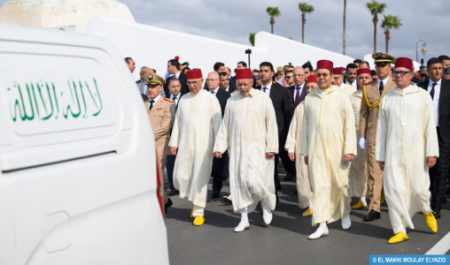 تشييع جثمان الراحل عبد الحق المريني بحضور صاحب السمو الملكي الأمير مولاي رشيد