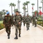 المفتش العام للقوات المسلحة الملكية يتباحث مع قائد قوة البعثة الأممية بالأقاليم الجنوبية للمملكة