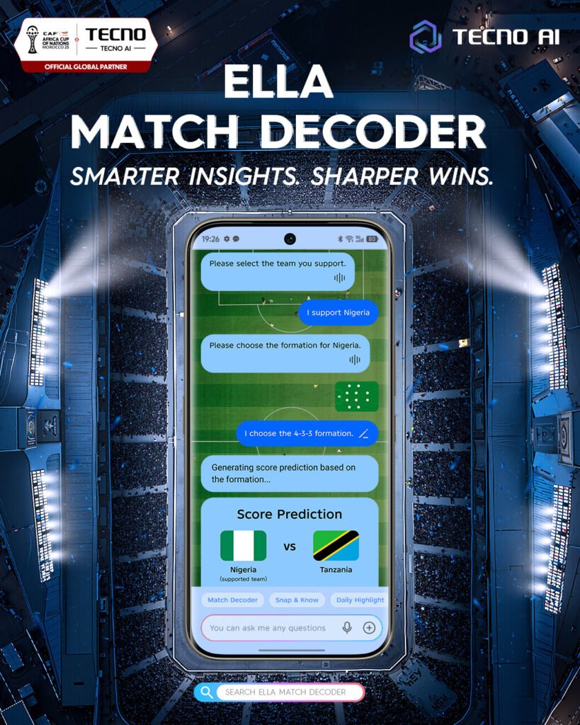 خصائص TECNO المدعومة بالذكاء الاصطناعي والمخصصة للـAFCON ترسم عصراً جديداً لمتابعة المباريات عبر الهاتف المحمول